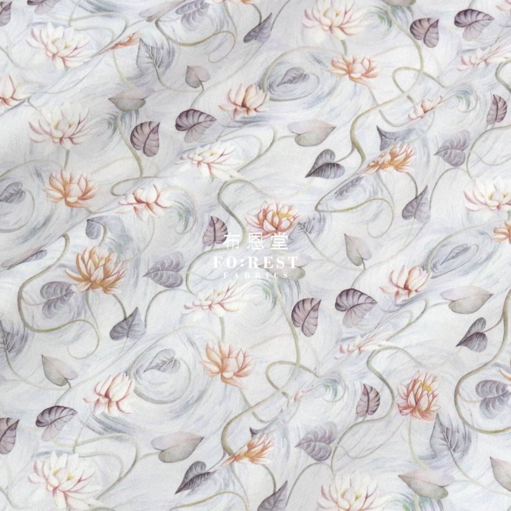 Liberty of London (Cotton Tana Lawn Fabric) - Float Away Gray – FO