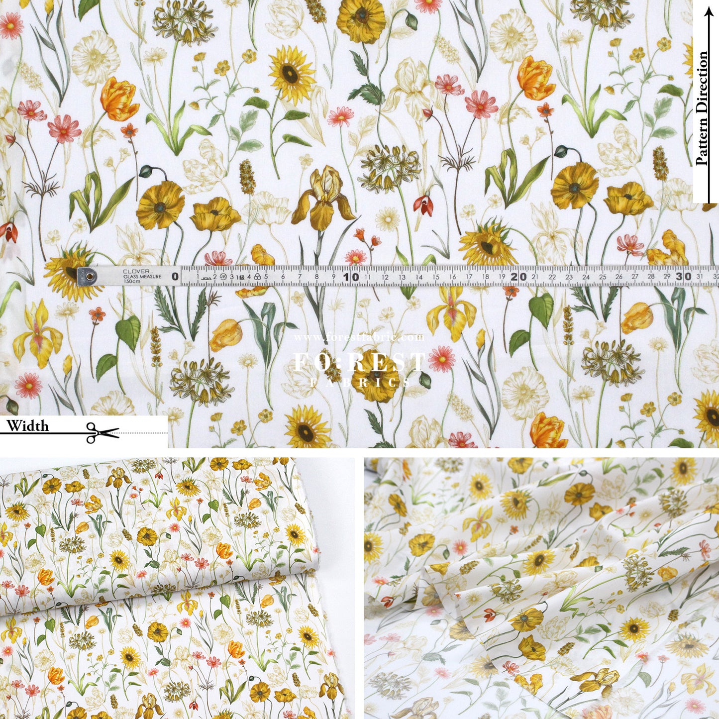 Liberty of London (Cotton Tana Lawn Fabric) - Meadow Muse