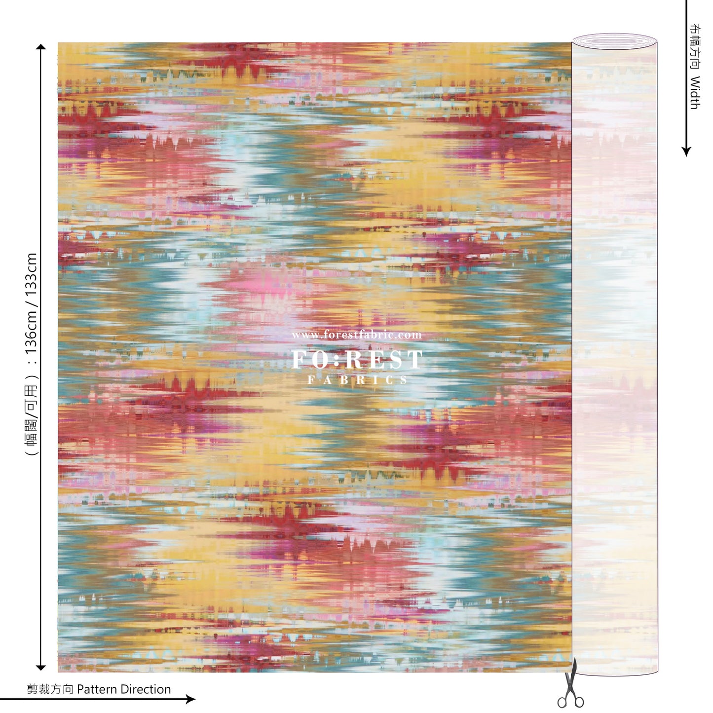 Liberty of London (Cotton Tana Lawn Fabric) - Glitch