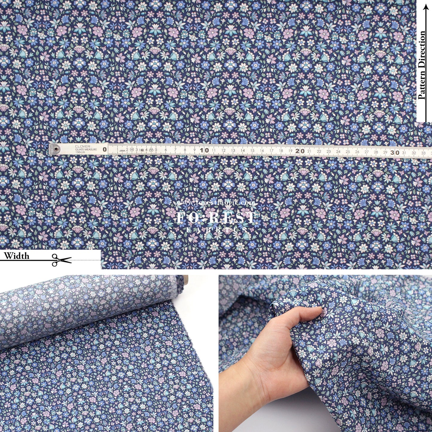 Liberty of London (Cotton Tana Lawn Fabric) - MEERA B