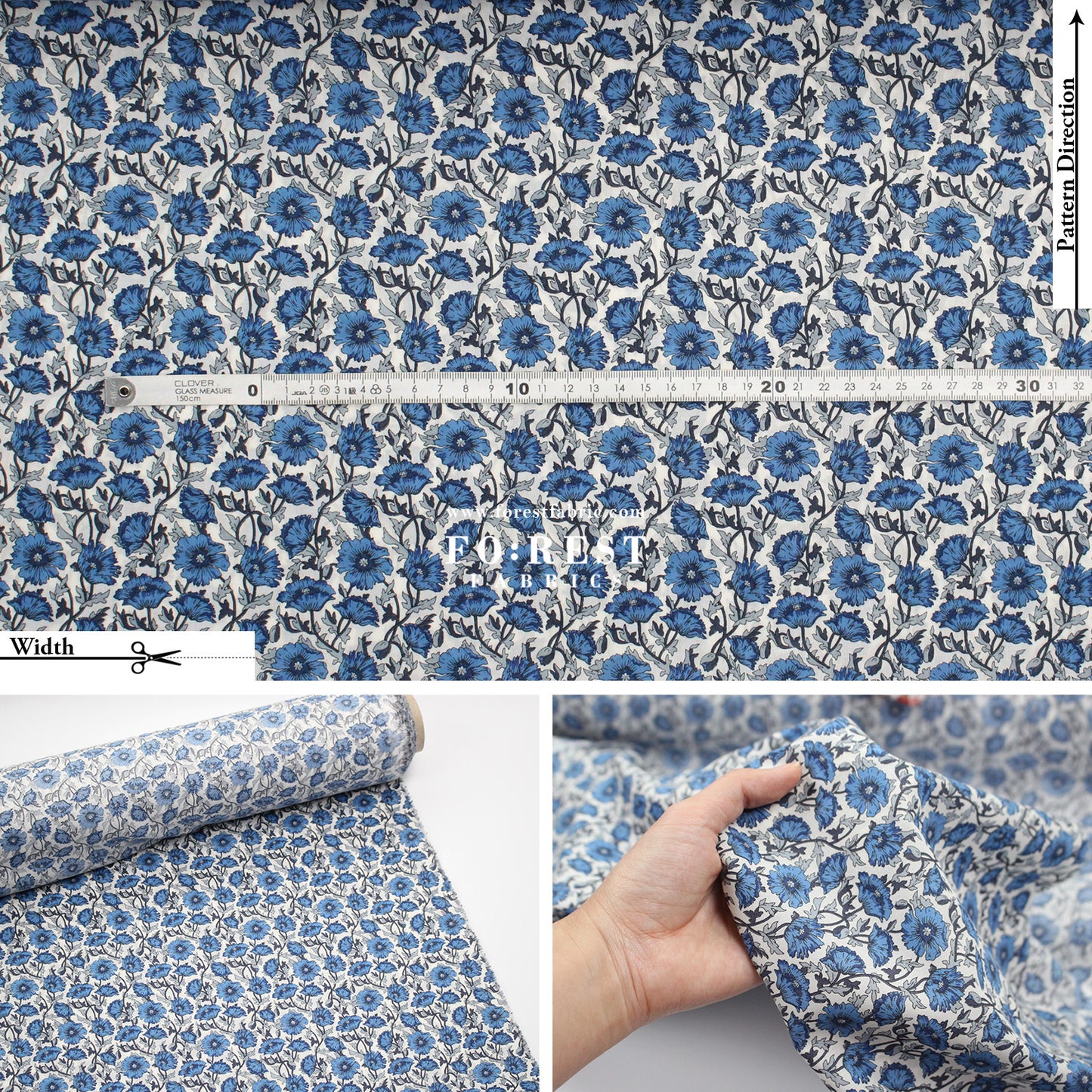 Liberty of London (Cotton Tana Lawn Fabric) - Astell Reece A