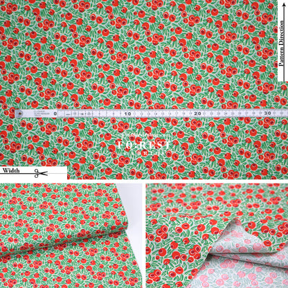 Quilting Liberty - Yew Berries fabric A