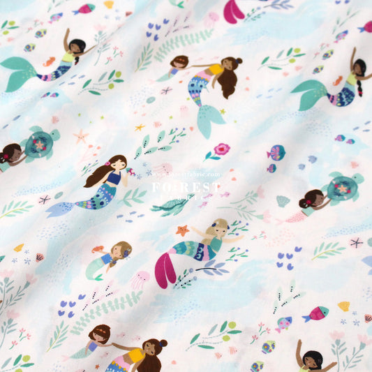 cotton - Mermaid Sea fabric