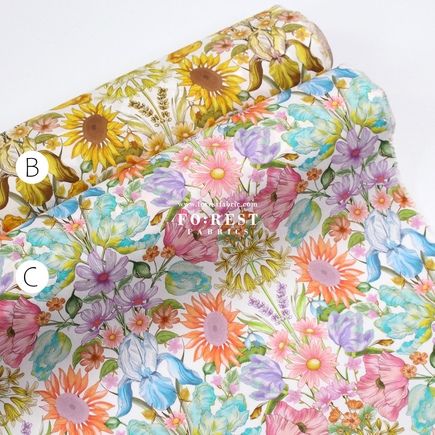 Liberty of London (Cotton Tana Lawn Fabric) - Floral Muse