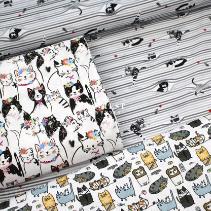 cotton - Silly Cats fabric