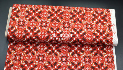 cotton - Gather Holly Metallic fabric