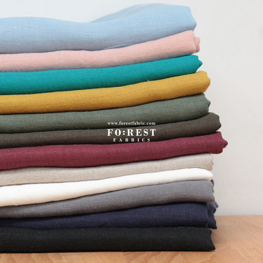 Linen - solid fabric 全麻布