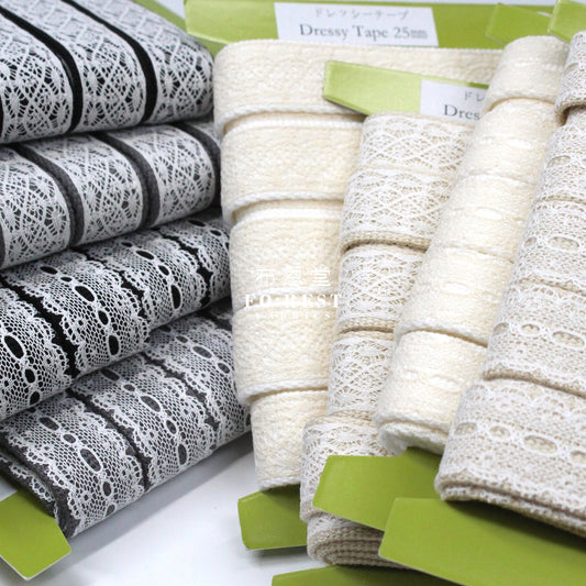 2.5Cm Lace Webbing Tape 蕾絲織帶 - 50Cm Bias