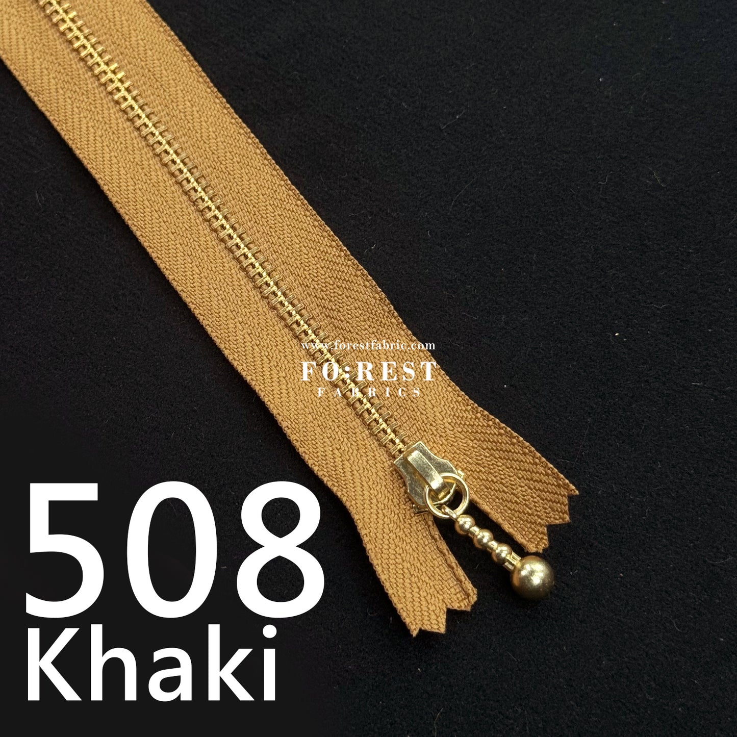 YKK 30cm Zipper Golden