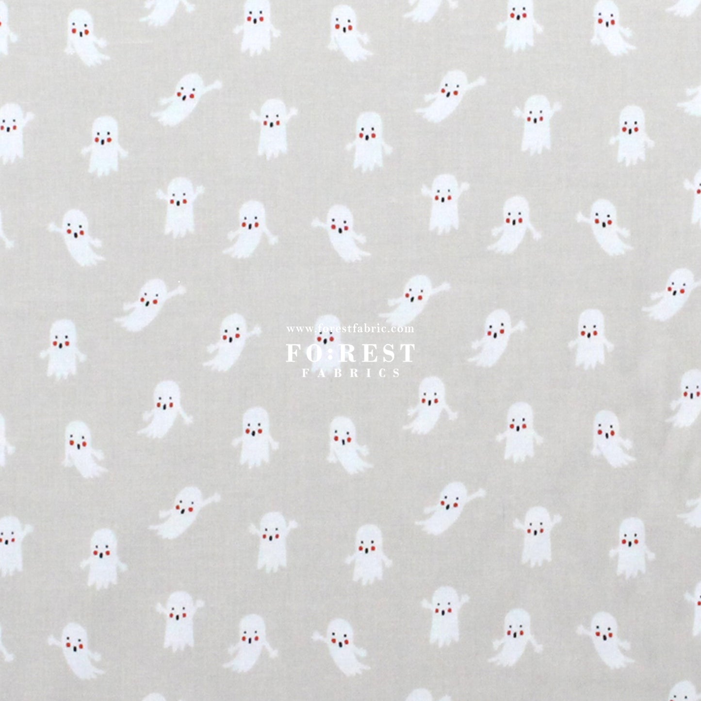 cotton - Ghosts Gray fabric