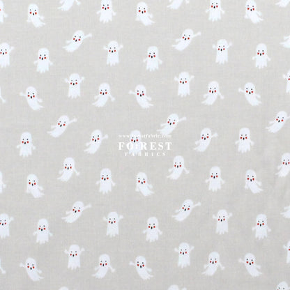 cotton - Ghosts Gray fabric