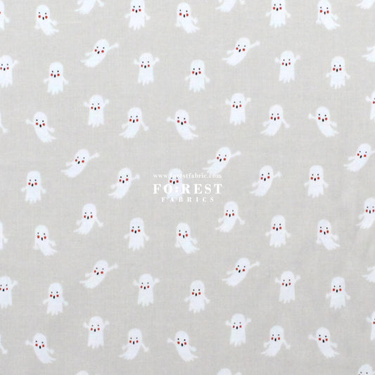 cotton - Ghosts Gray fabric