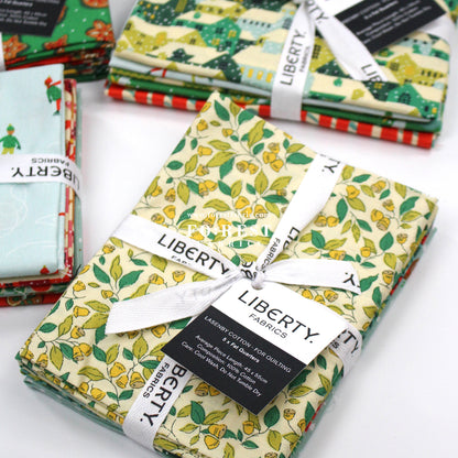 Fat Quarters Quilting Liberty Festive Fair Christmas SET