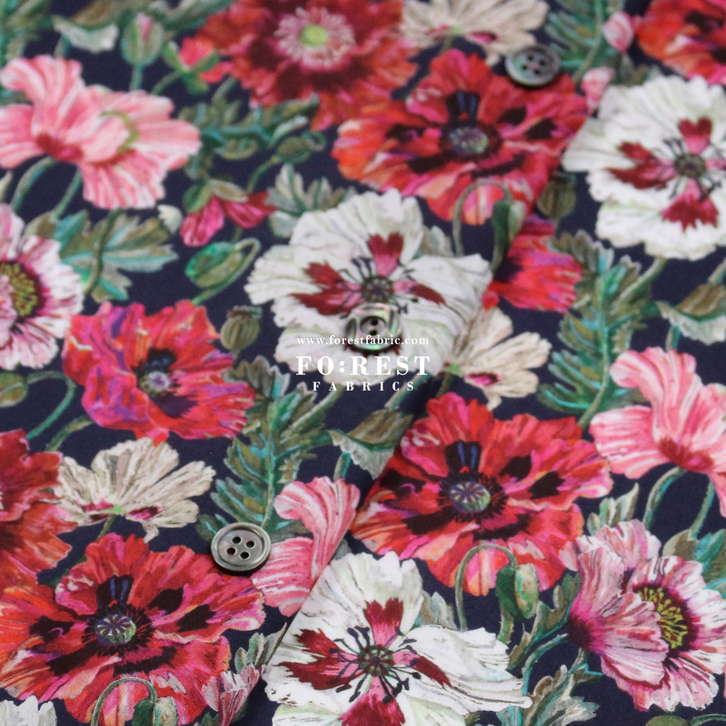 Liberty of London (Cotton Tana Lawn Fabric) - Poppy Amelie A