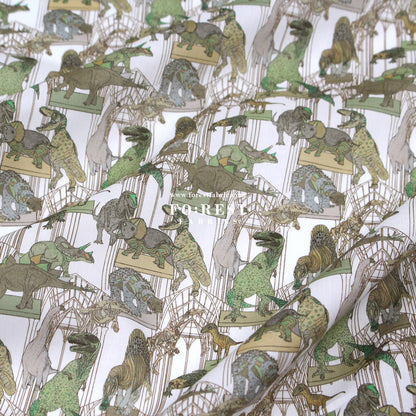 Liberty of London (Organic Tana Lawn Cotton Fabric) - Claws Roars N Dinosaur A