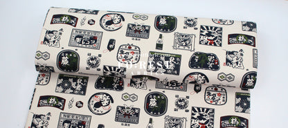 Canvas - Japanese Sake fabric