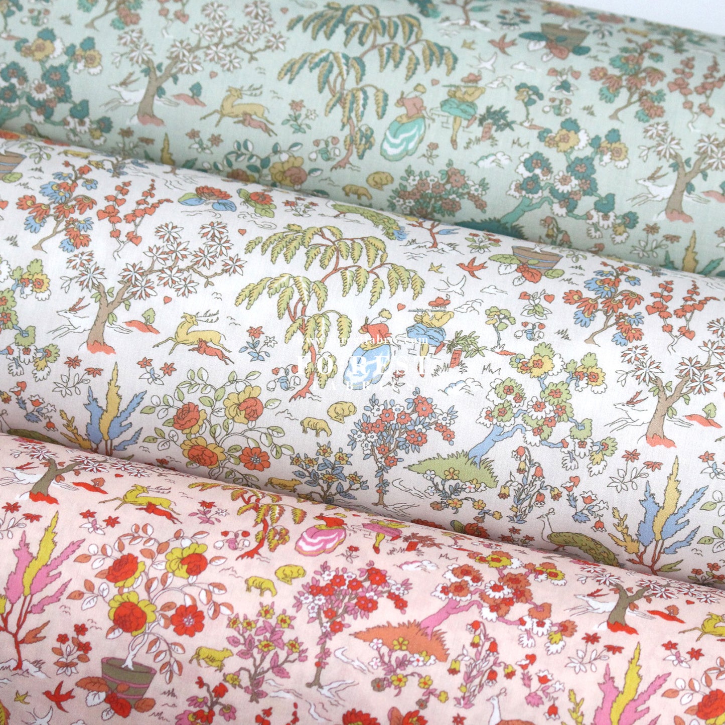 Liberty of London (Cotton Tana Lawn Fabric) -  Liddel Garden