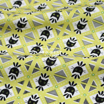 cotton - Diamond Cats fabric