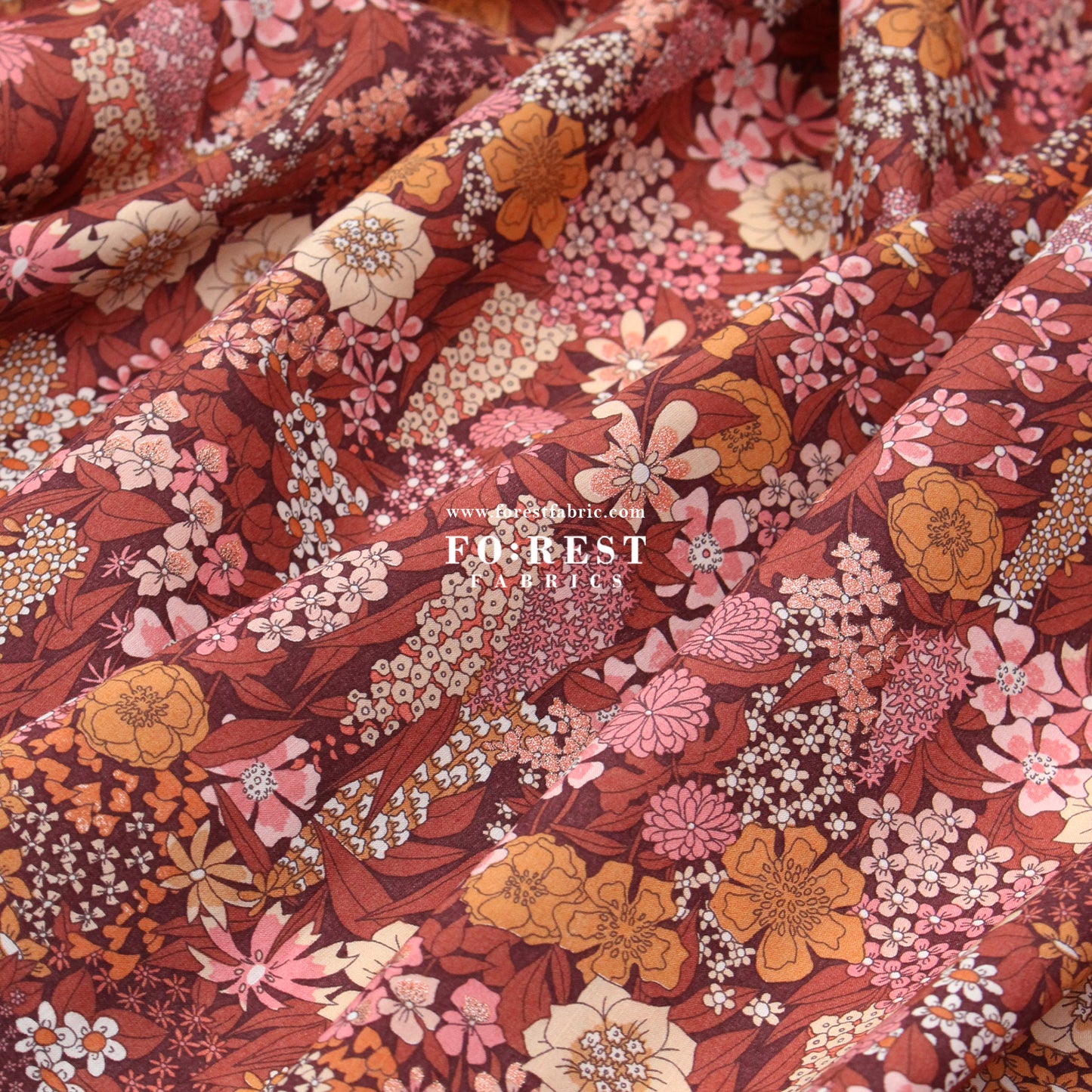 Liberty of London (Cotton Tana Lawn Fabric) - Ciara Metalic L