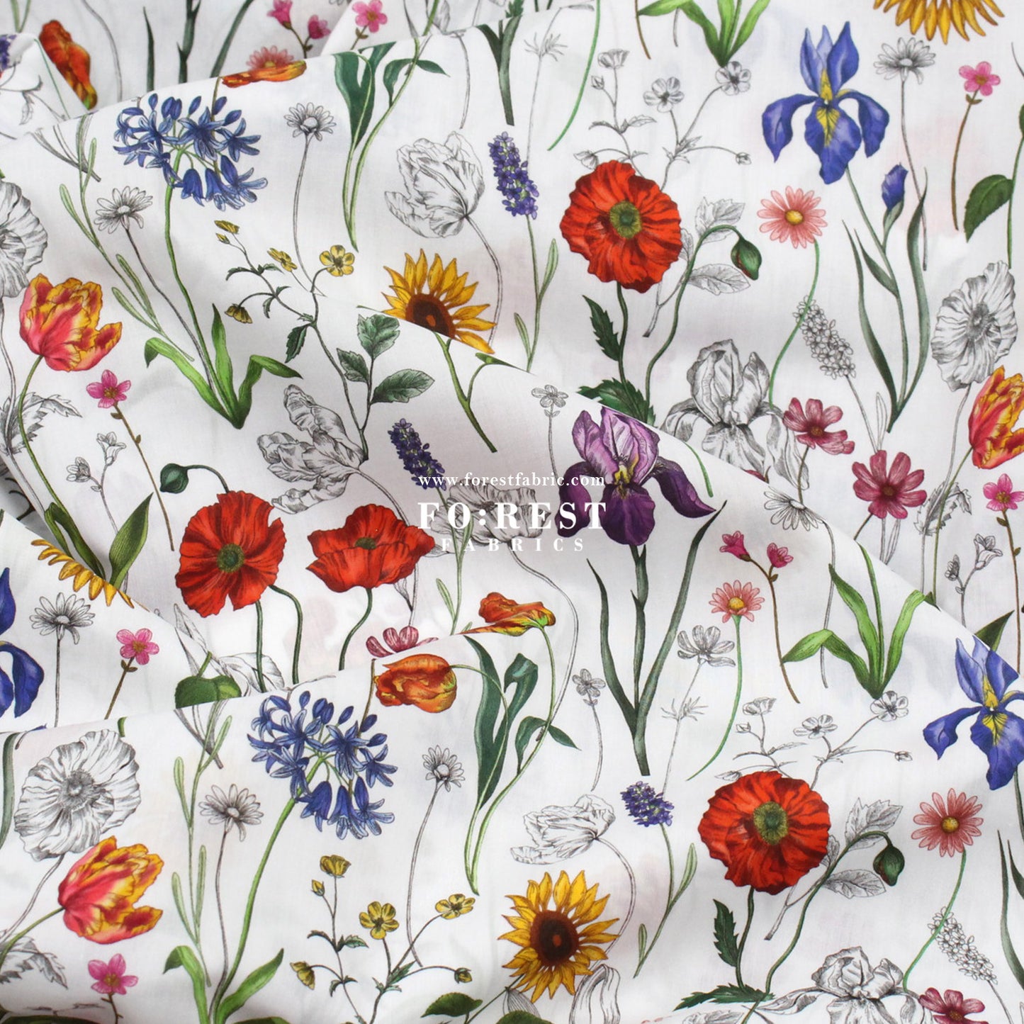 Liberty of London (Cotton Tana Lawn Fabric) - Meadow Muse