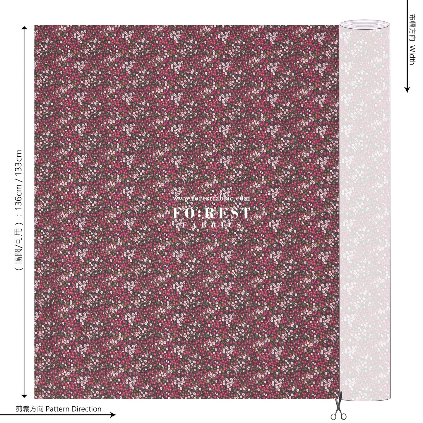 Liberty of London (Cotton Tana Lawn Fabric) - Marguerite B