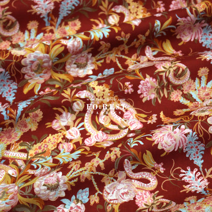 Liberty of London (Cotton Tana Lawn Fabric) - Serpent Bouquet C