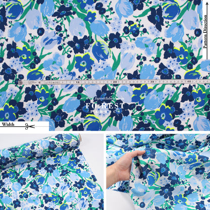 Liberty of London (Cotton Tana Lawn Fabric) - Mariana's Bouquet