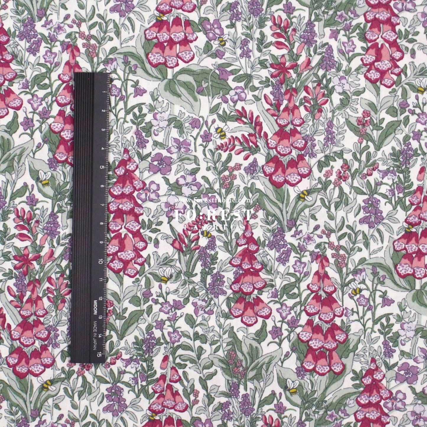 Quilting Liberty - Mull Foxgloves A