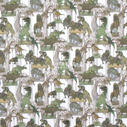 Liberty of London (Organic Tana Lawn Cotton Fabric) - Claws Roars N Dinosaur A