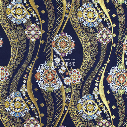 Gold Brocade - 吉祥華文 Auspicious KINRAN fabric