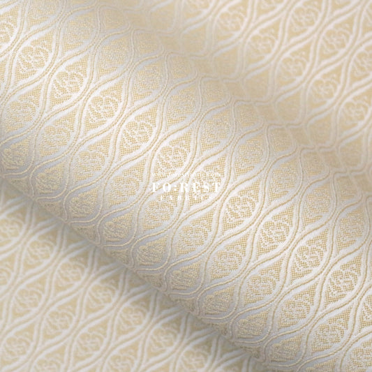 Gold Brocade - Cloud 雲立涌紋 fabric Khaki