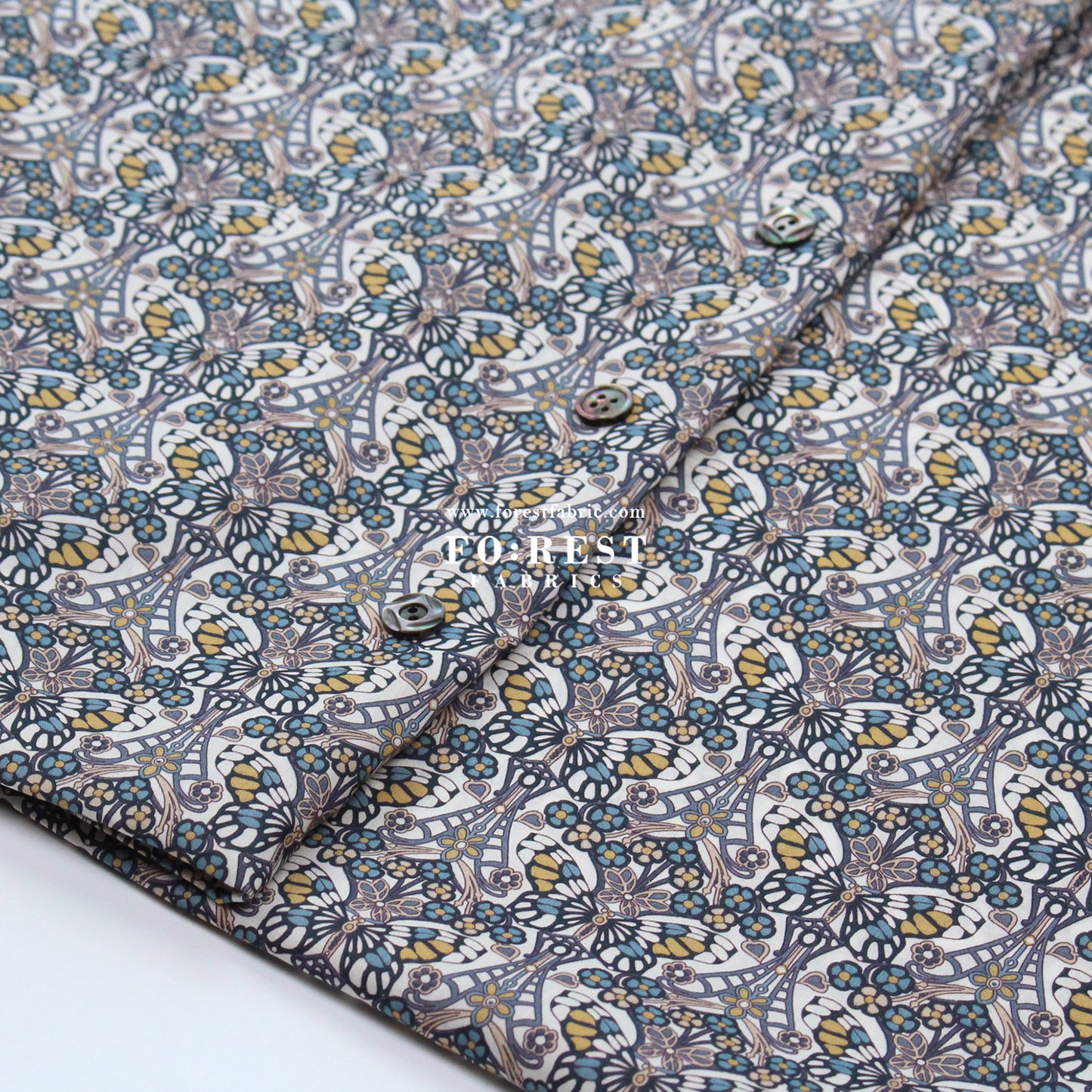 Liberty of London (Cotton Tana Lawn Fabric) - Morris Butterfly