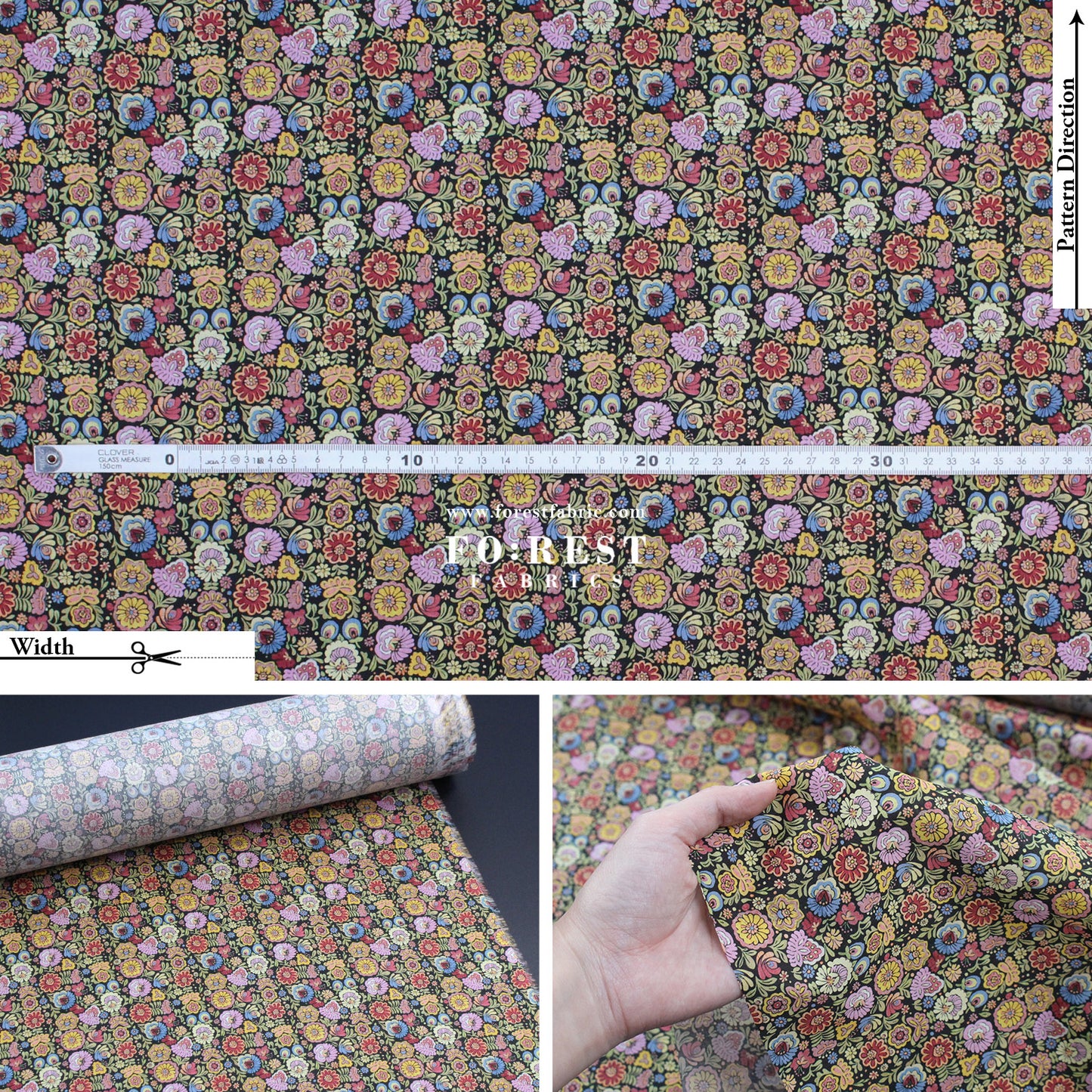 Liberty of London (Cotton Tana Lawn Fabric) - Begonia