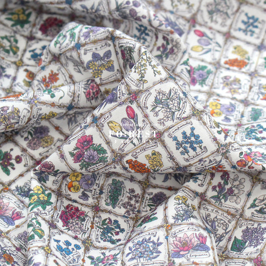 Liberty of London (Cotton Tana Lawn Fabric) - Language of Flowers A