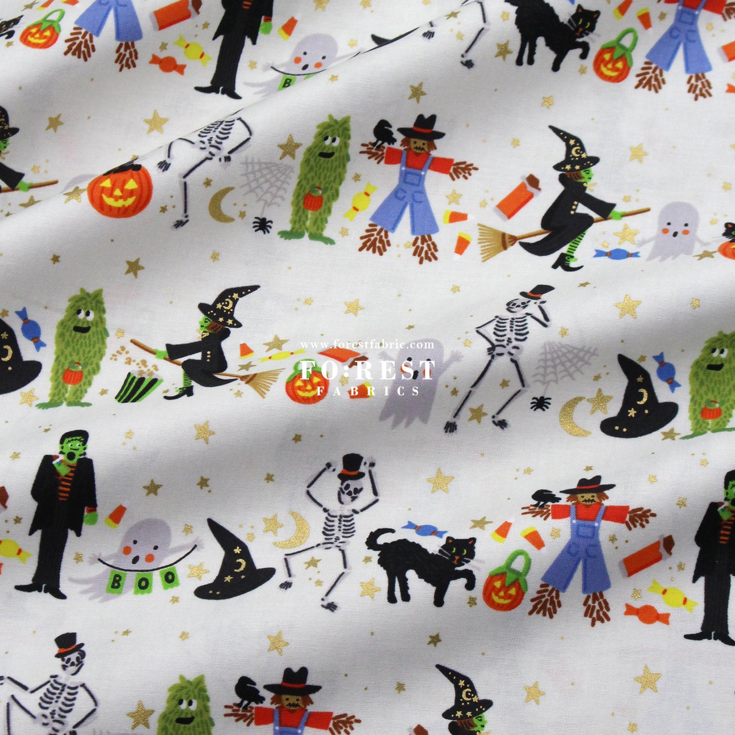 cotton - Halloween Parade fabric