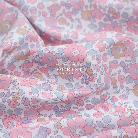 Liberty of London (Cotton Tana Lawn Fabric) - Betsy Meadow X