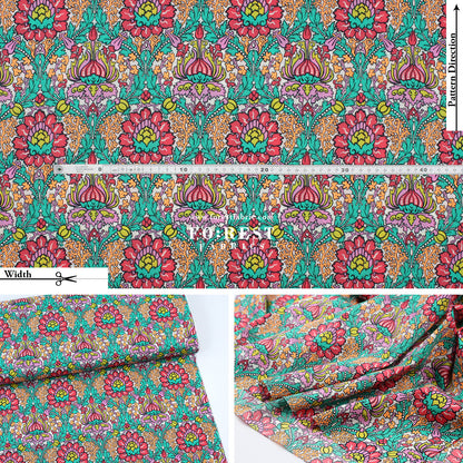 Liberty of London (Cotton Tana Lawn Fabric) - Electric Nouveau