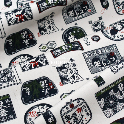 Canvas - Japanese Sake fabric