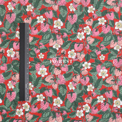 Liberty of London (Cotton Tana Lawn Fabric) - Strawberry Dream