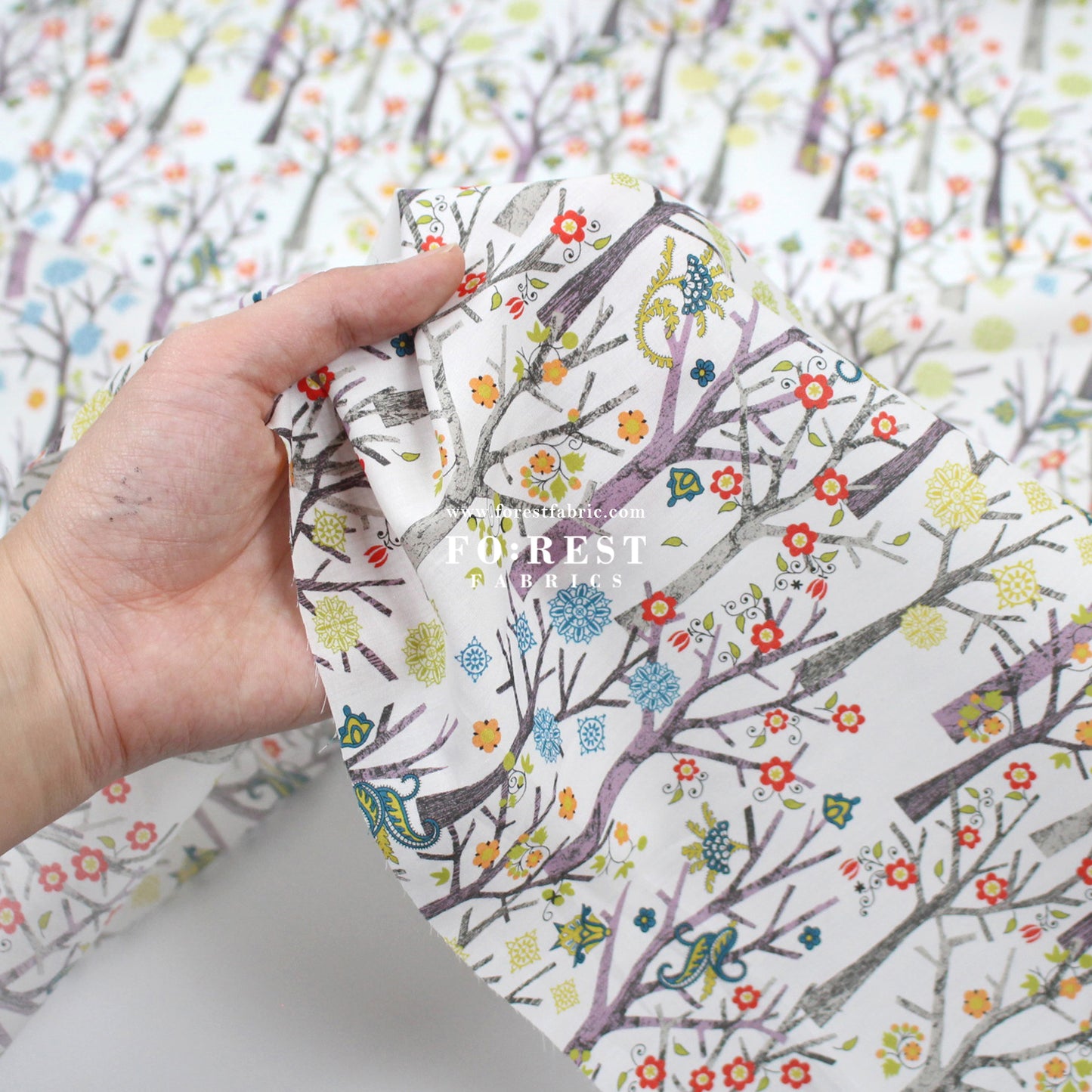 Liberty of London (Cotton Tana Lawn Fabric) - Tuesday Trees