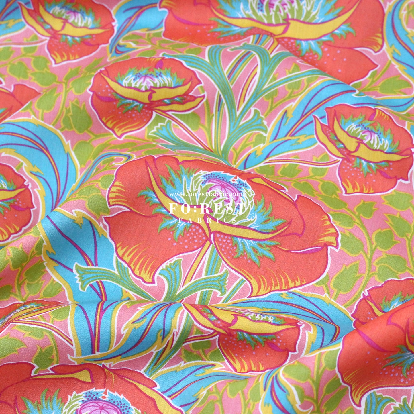 Liberty of London (Cotton Tana Lawn Fabric) - Rossetti's Garden