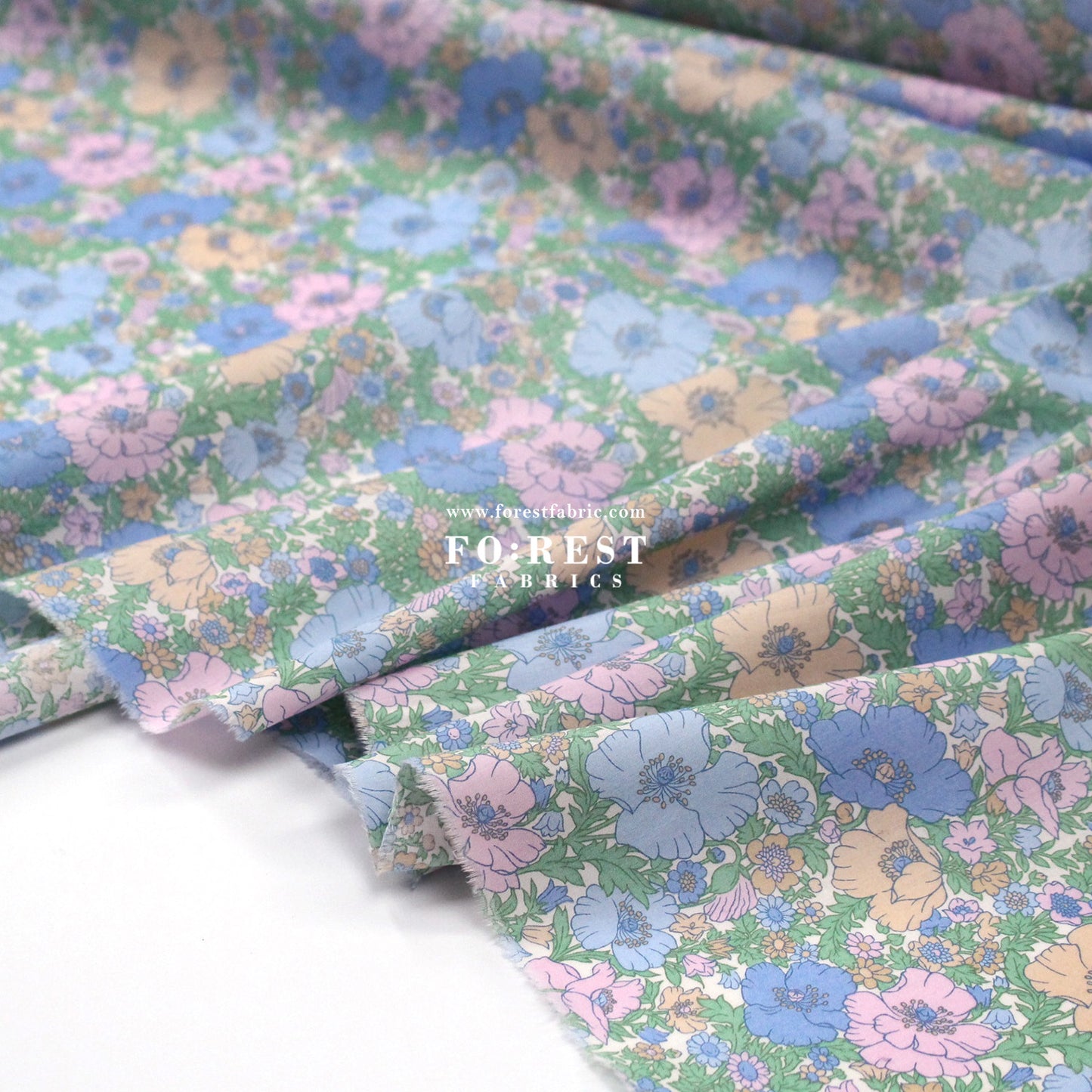 Liberty of London (Cotton Tana Lawn Fabric) - Meadow song A