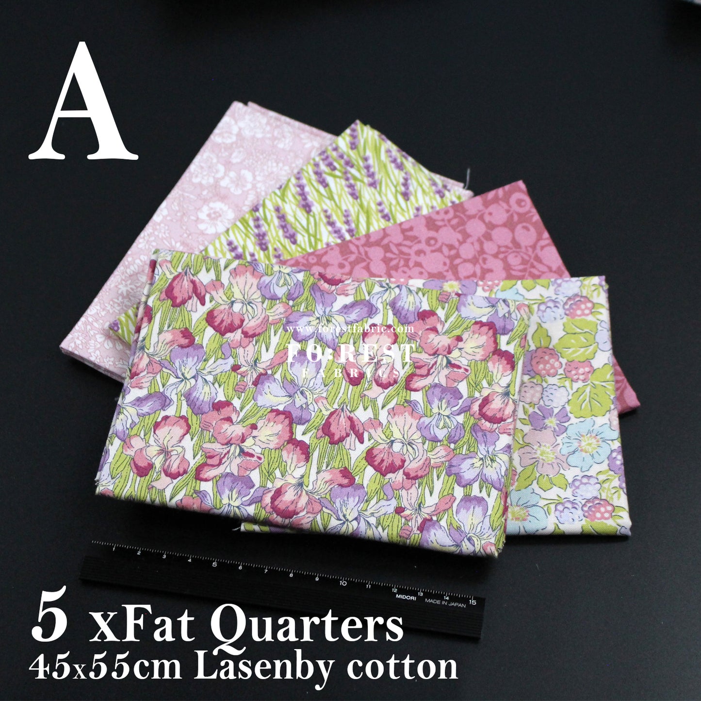 Fat Quarters Quilting Liberty Postcard from the Highlands SET