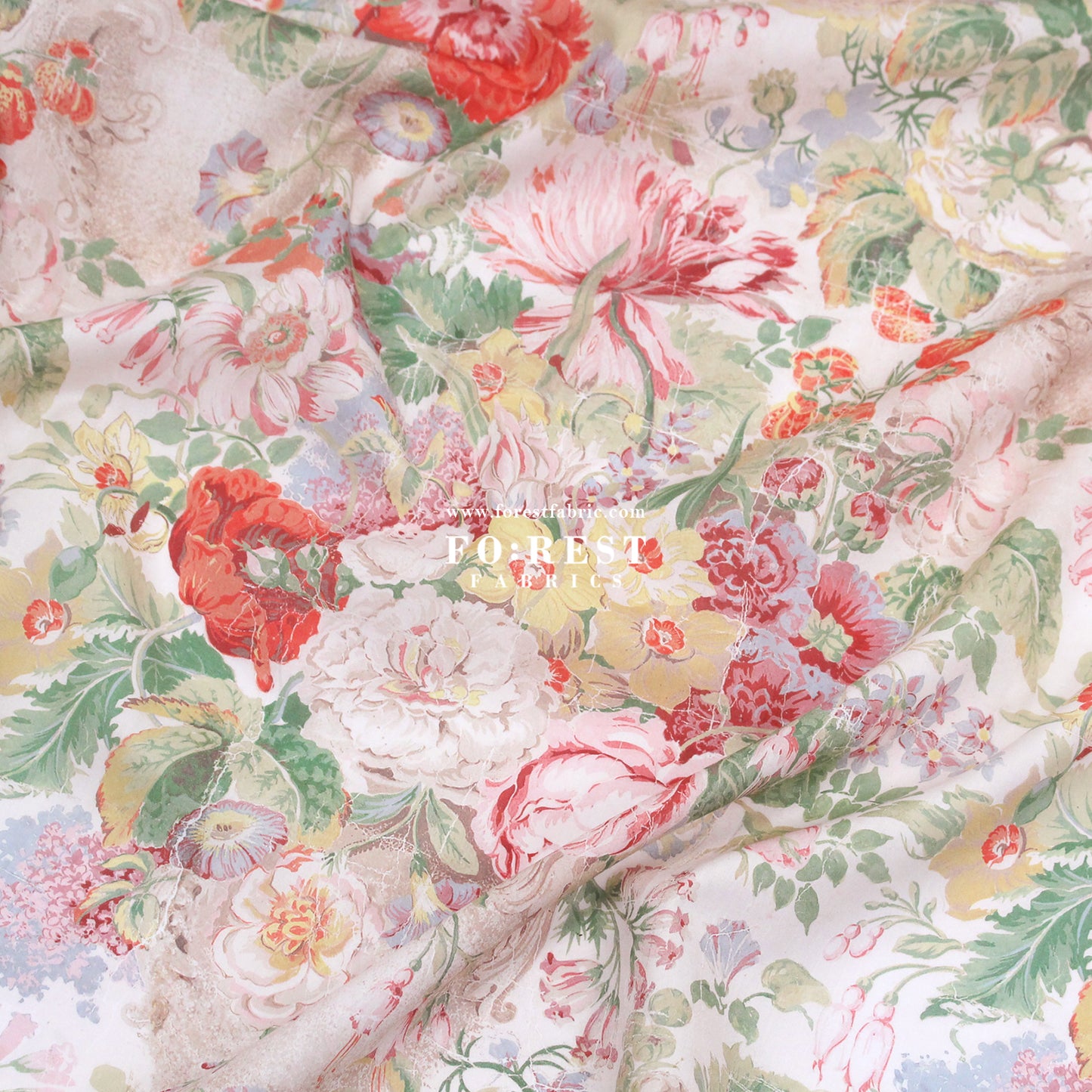 Liberty of London (Cotton Tana Lawn Fabric) - Parchment Petals A