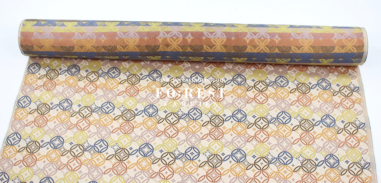 Gold Brocade - SHIPPO七寶KINRAN fabric Gold