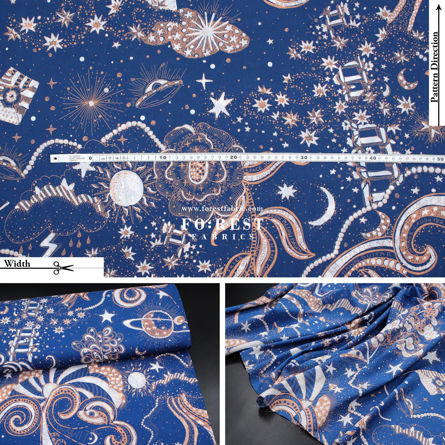 Liberty of London (Cotton Tana Lawn Fabric) - Louis