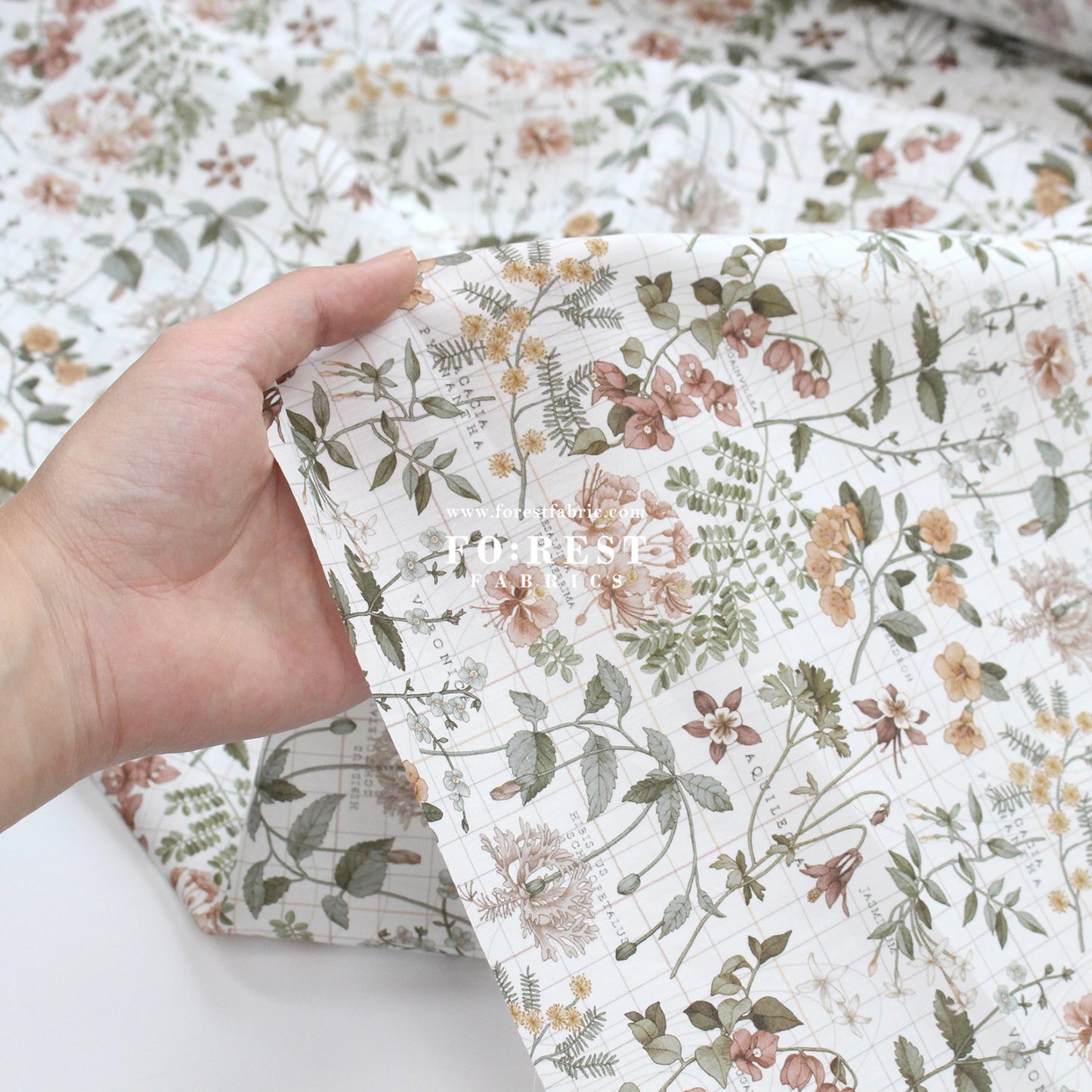 Liberty of London (Cotton Tana Lawn Fabric) - Botanist's Journey B