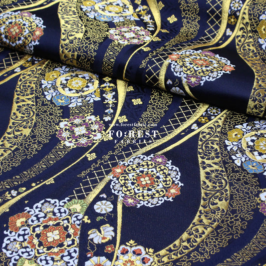 Gold Brocade - 吉祥華文 Auspicious KINRAN fabric