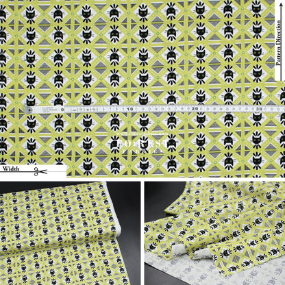 cotton - Diamond Cats fabric