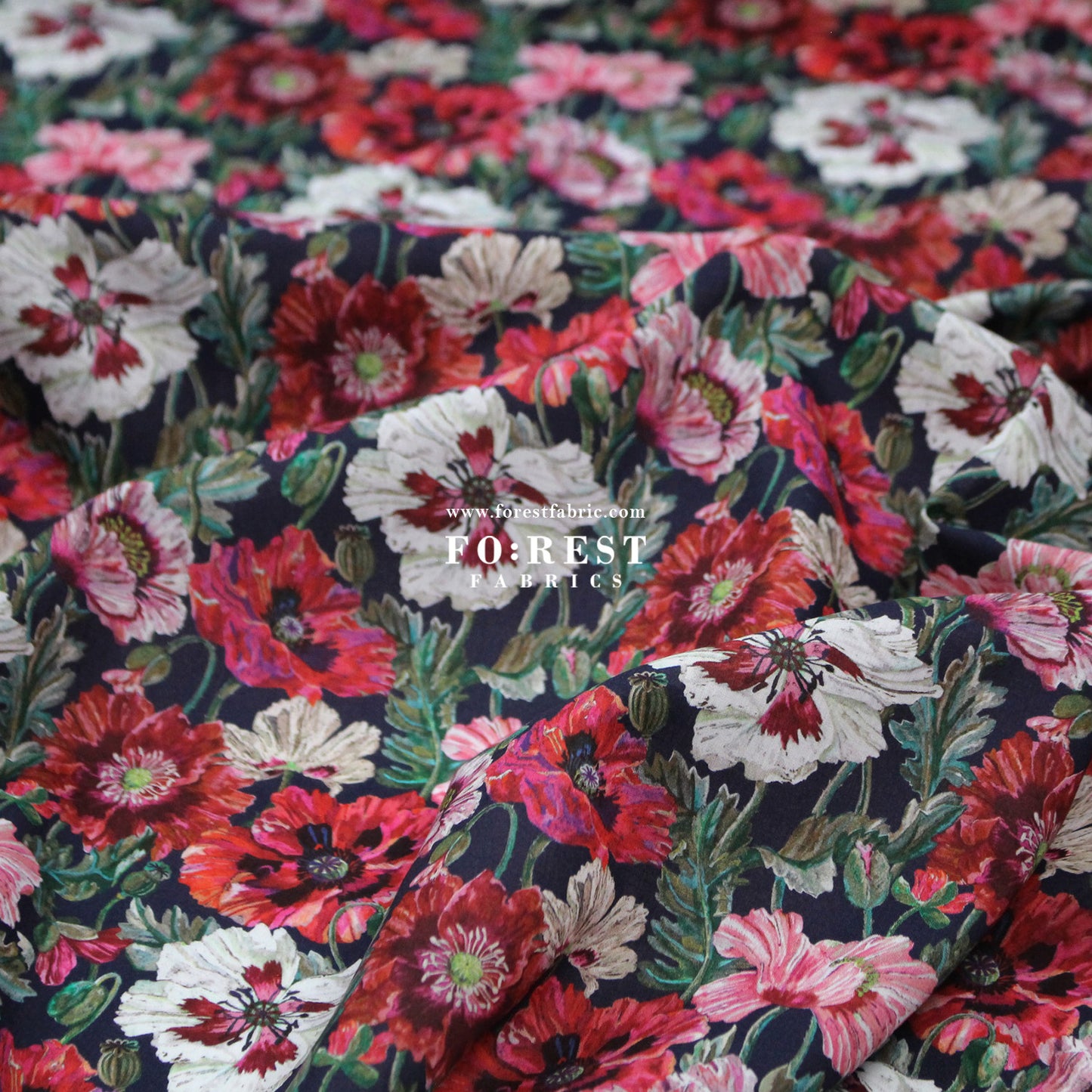 Liberty of London (Cotton Tana Lawn Fabric) - Poppy Amelie A